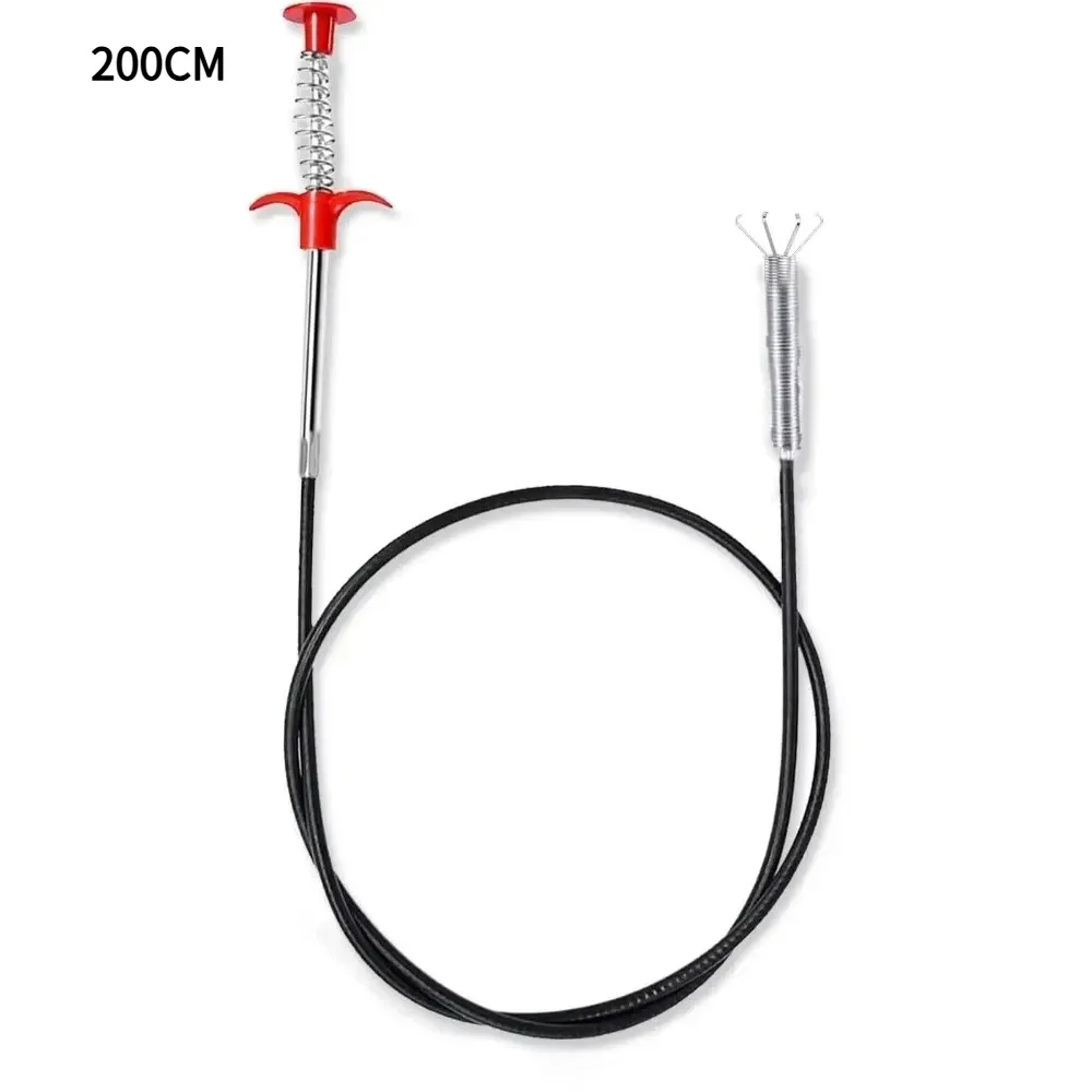 Déboucheur de drain flexible et robuste, 200/160/90/60 cm, pour éviers de cuisine, baignoires et douches 7