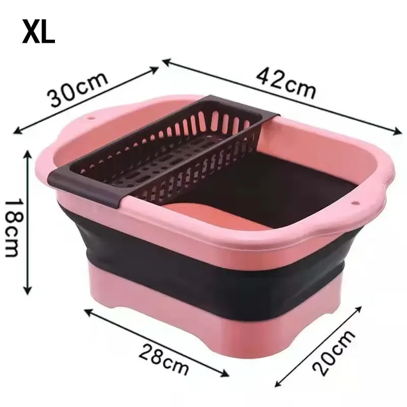 Passoire pliable en silicone pour fruits et légumes, égouttoir de cuisine 9