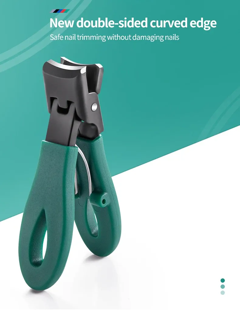 Coupe-ongles en acier inoxydable, design épuré