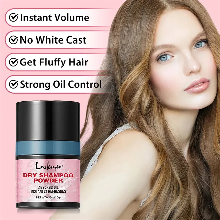 Détail de la texture du shampooing sec