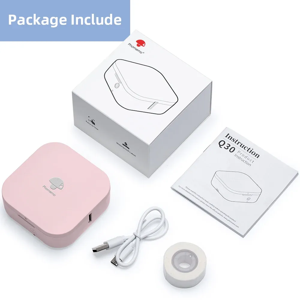 Imprimante d'étiquettes Phomemo Q30 portable et sans fil 11
