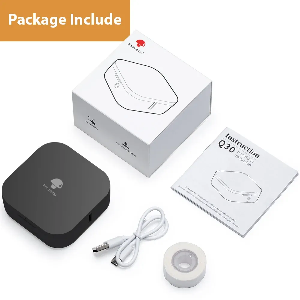 Imprimante d'étiquettes Phomemo Q30 portable et sans fil 17