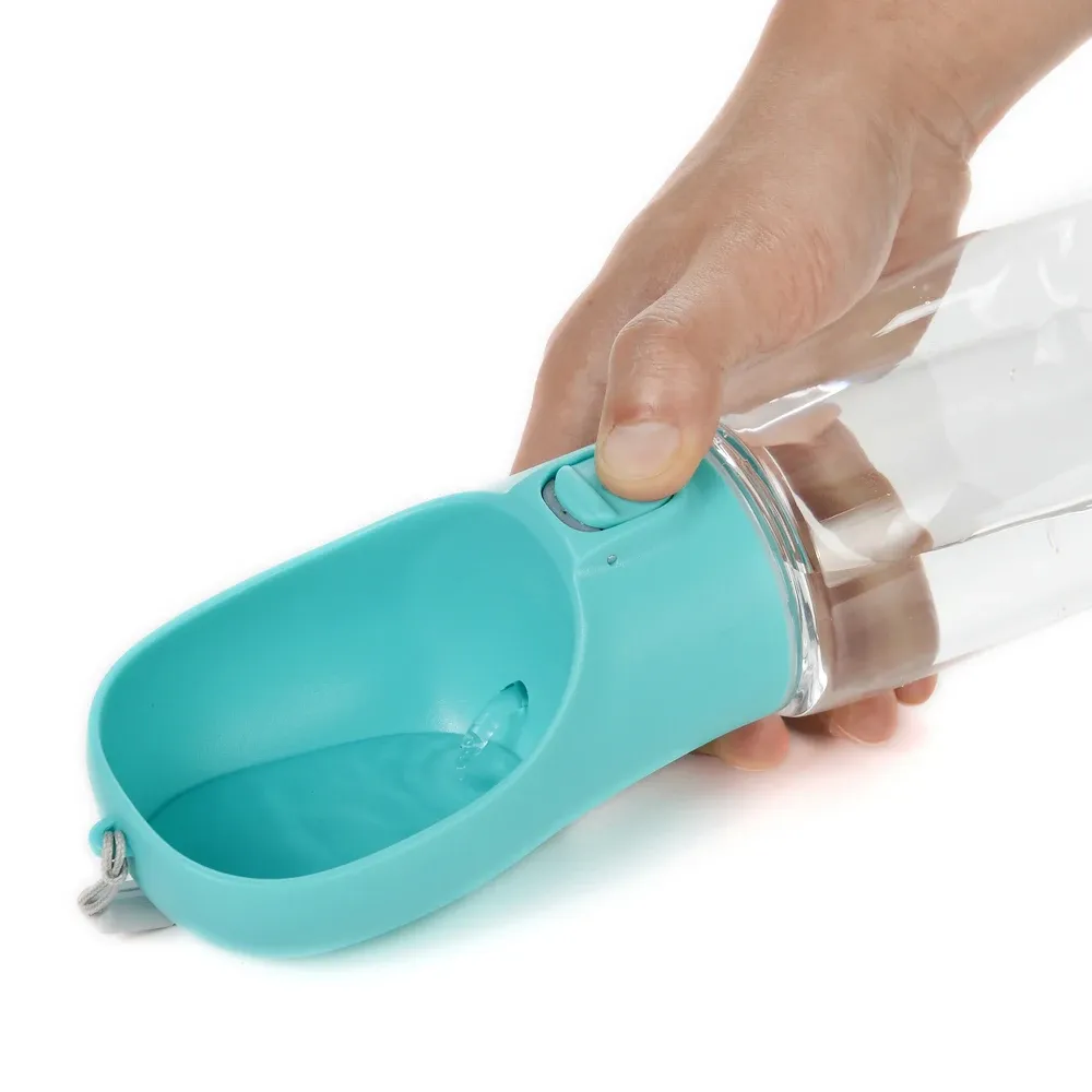 Bouteille d'eau étanche pour animaux de compagnie, bol d'alimentation pour chiens et chats, idéale pour le voyage et le plein air 2