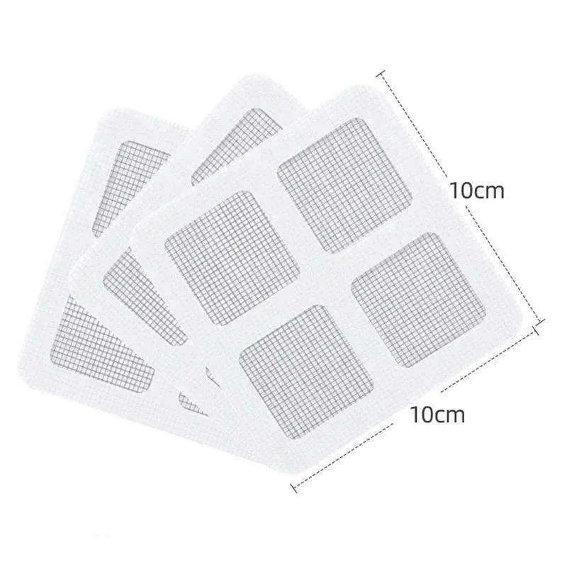Autocollants jetables anti-insectes en maille pour siphon de sol, filtre de vidange de lavabo à forte adhérence, bloque-cheveux pour douche 6