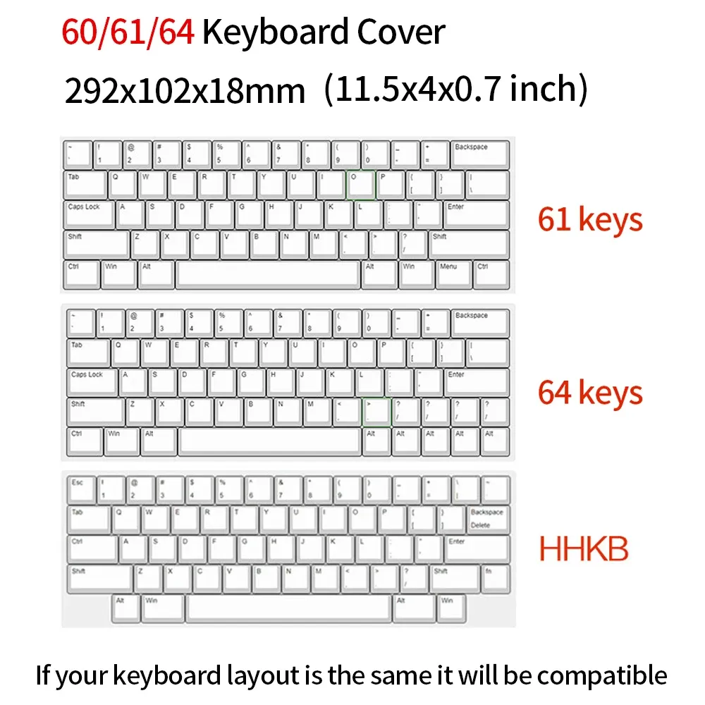 Étui acrylique transparent pour clavier