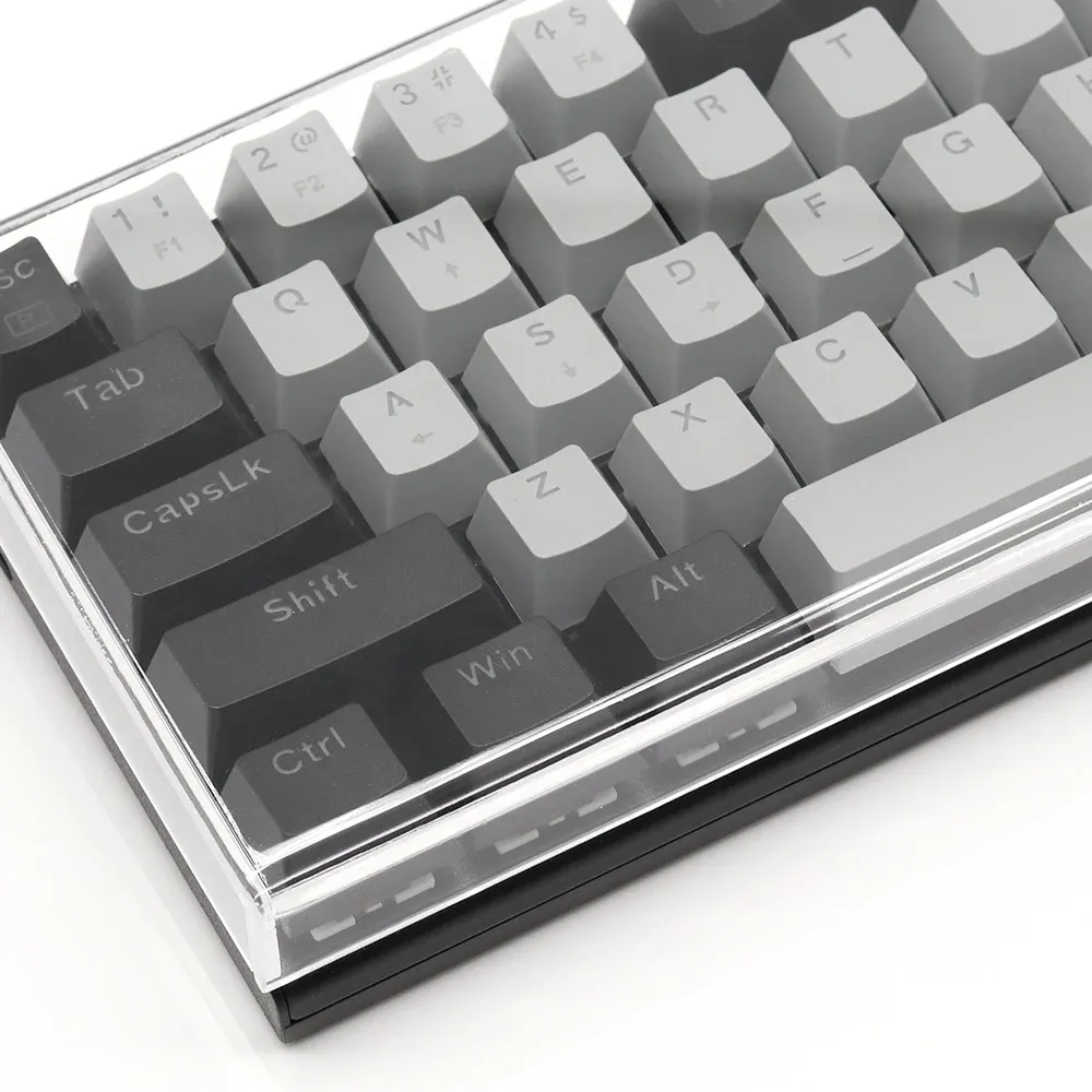 Vue détaillée du cache anti-poussière pour clavier