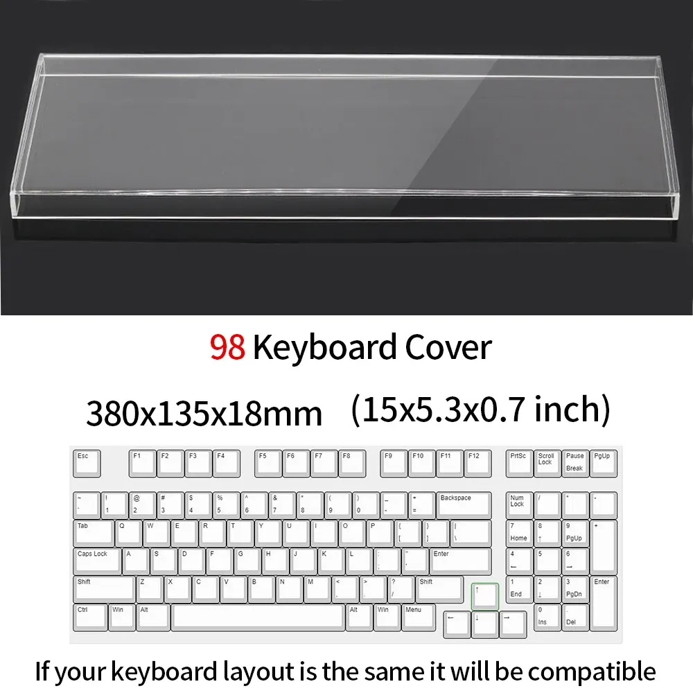 Étui transparent pour clavier et souris