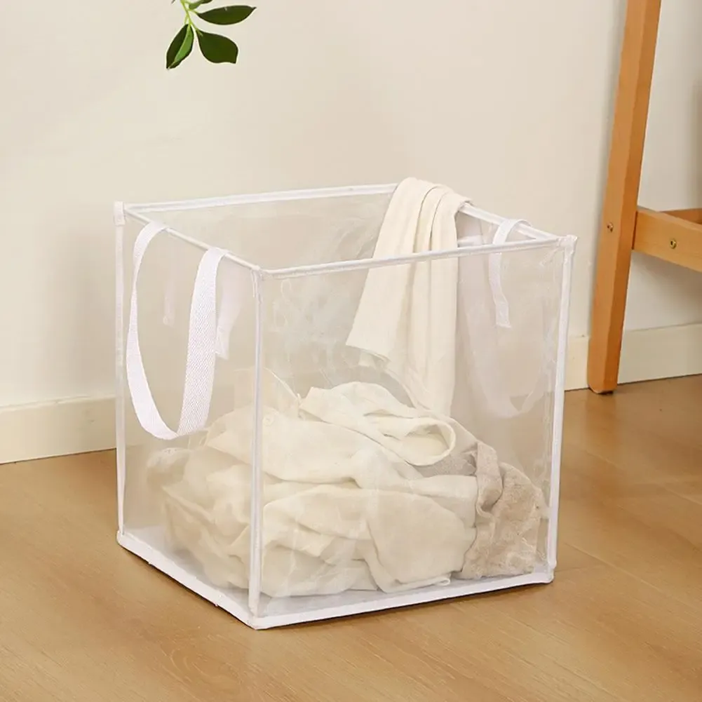 Panier à linge carré pliable, espace de rangement