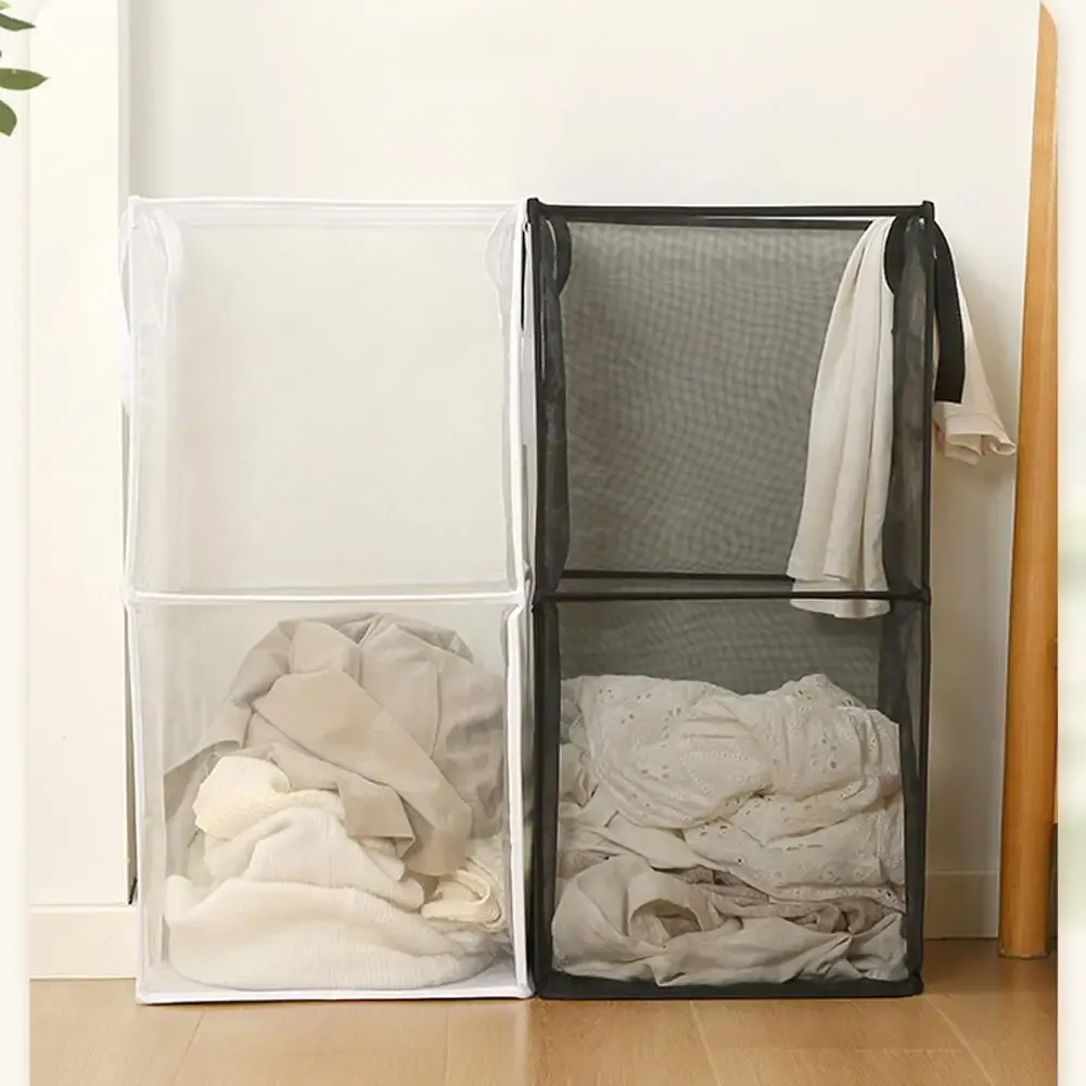 Panier à linge carré pliable, vue d'ensemble