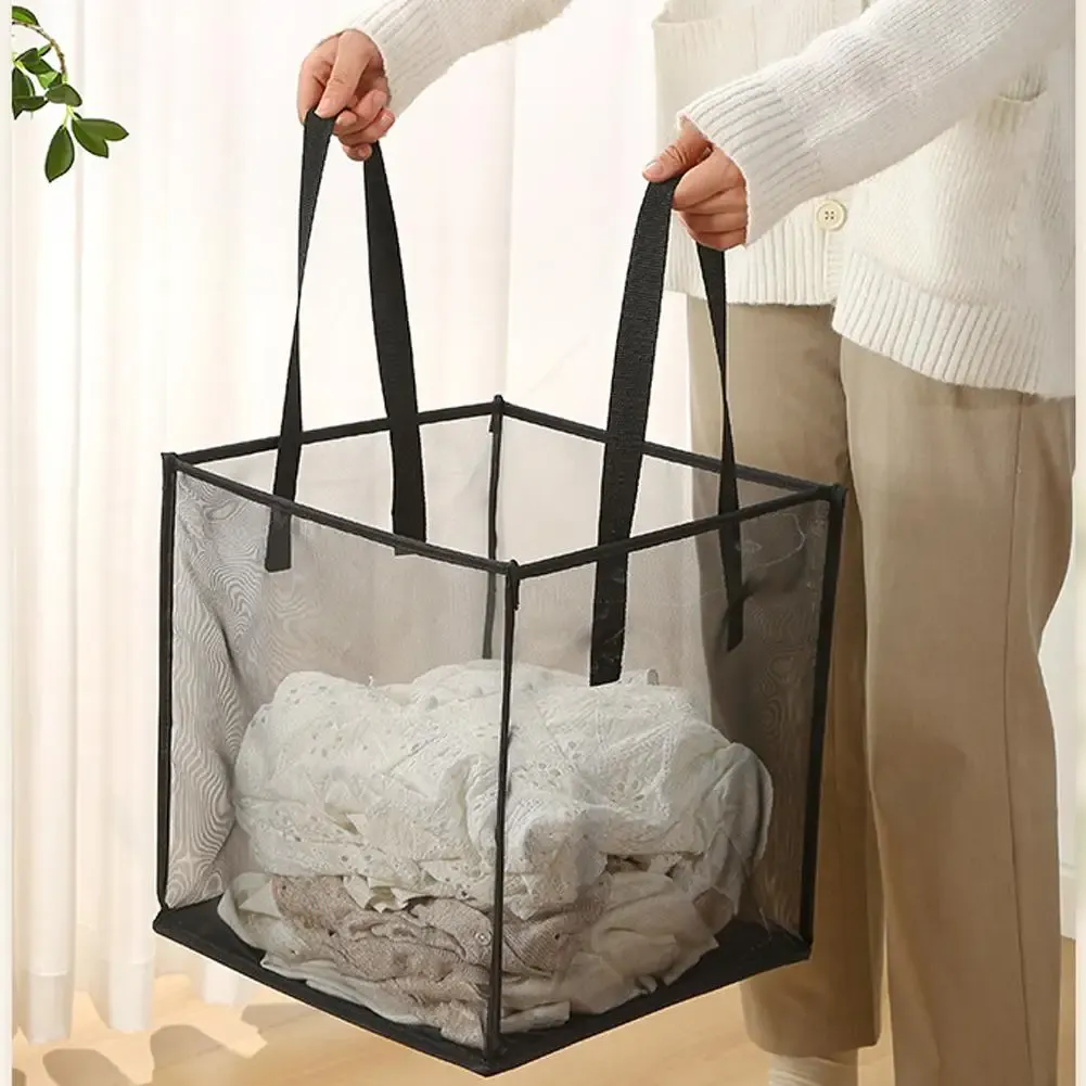 Panier à linge carré pliable, structure