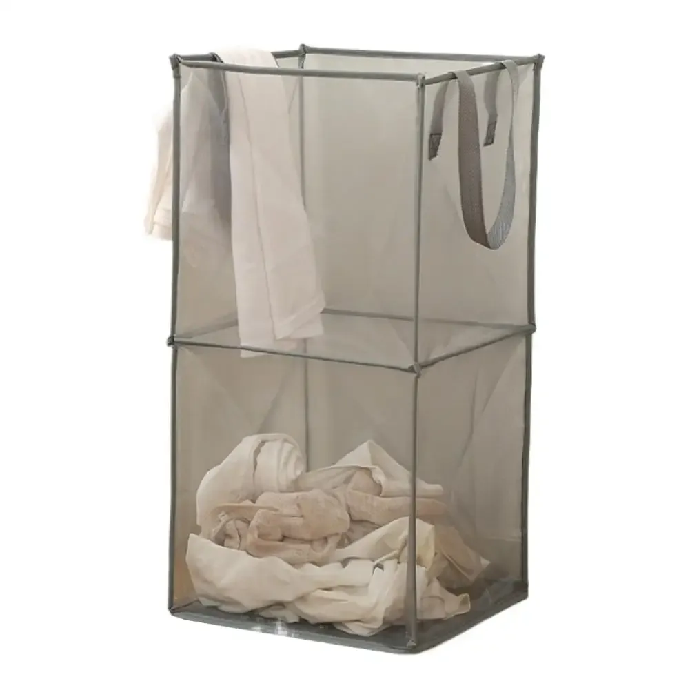 Panier à linge carré pliable, présentation finale