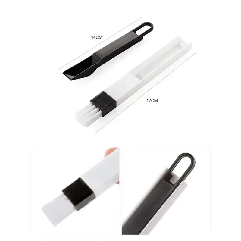 Brosse de nettoyage multifonction pour rainures de fenêtre, nettoyeur de clavier, accessoires de cuisine 6