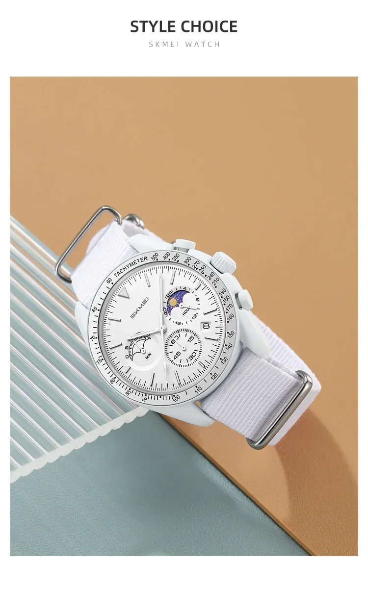 Montre SKMEI 9392, en mouvement
