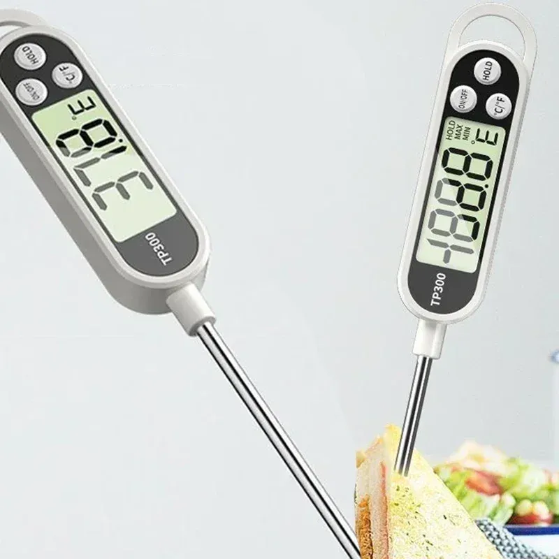 Gros plan sur l'écran du thermomètre