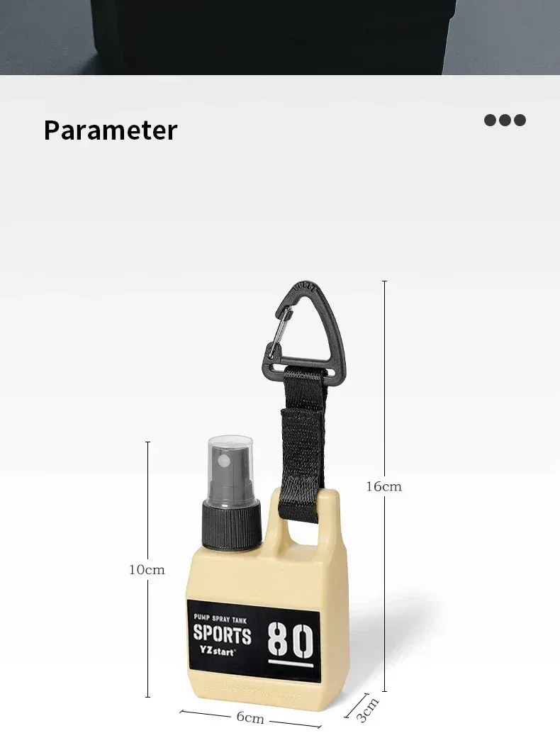 Flacon pulvérisateur rechargeable, détail