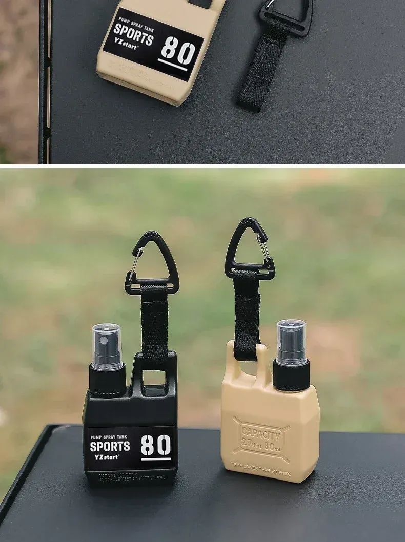 Flacon pulvérisateur rechargeable, en situation