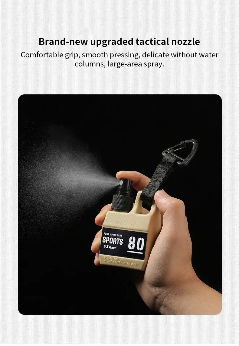 Flacon pulvérisateur rechargeable, en situation
