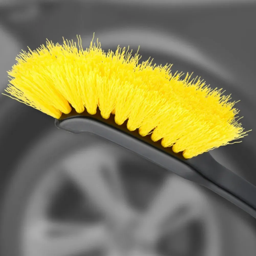 Brosse de jante à tête incurvée, vue de face