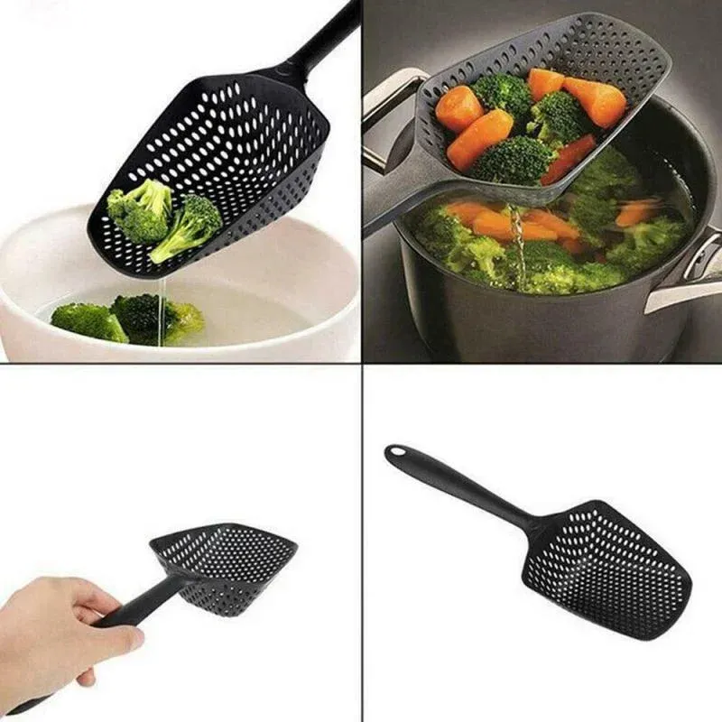 Passoire alimentaire créative en silicone, filtre à soupe, grande passoire de vidange pour cuisine 3