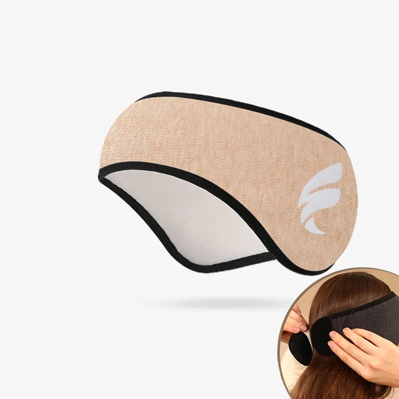 Masque de sommeil occultant en peluche avec protège-oreilles anti-bruit pour hommes et femmes 9
