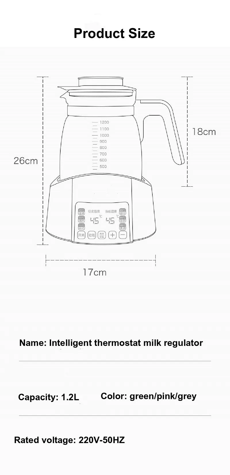 Régulateur de lait pour bébé, présentation complète