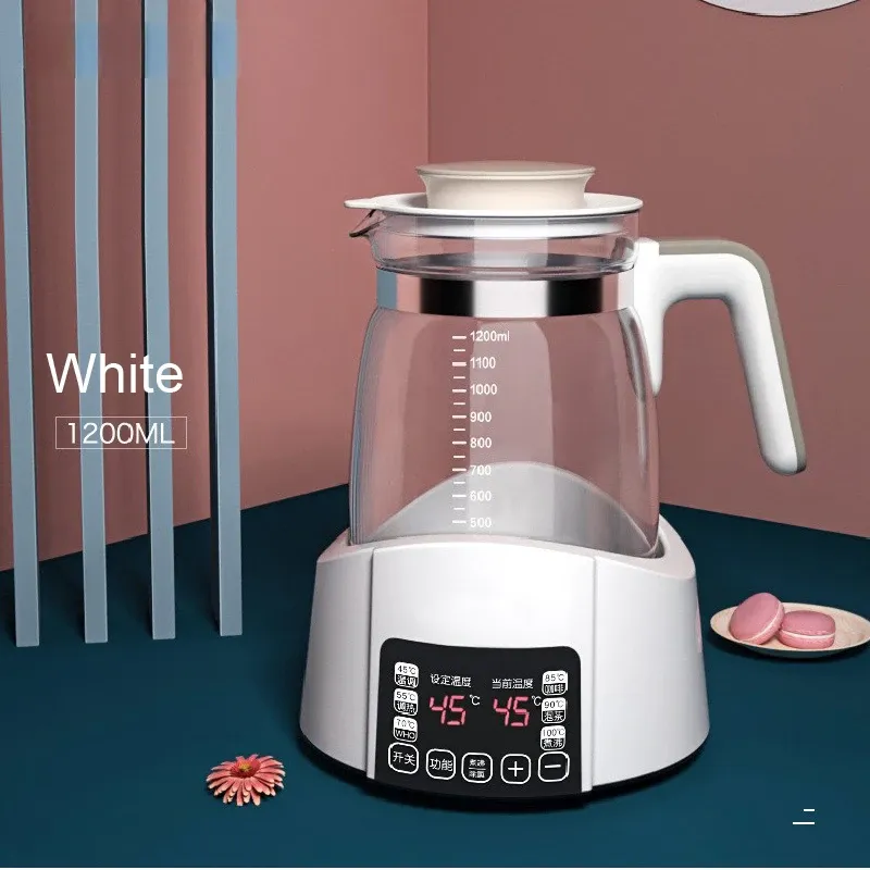 Chauffe-biberon intelligent 1,2 L avec régulateur de température, fonction de maintien au chaud et réchauffage automatique du lait en poudre GL41 7