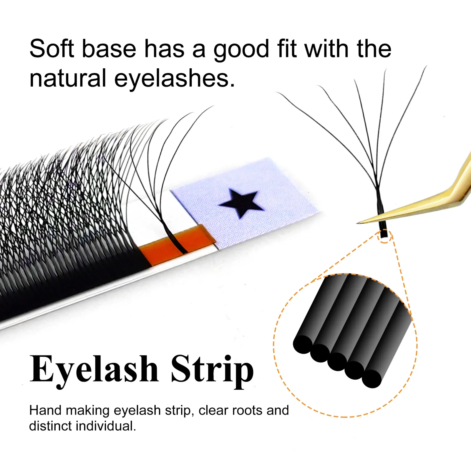 Application des extensions de cils