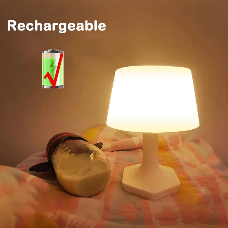 Lampe de bureau LED rechargeable à luminosité réglable, protège les yeux 2