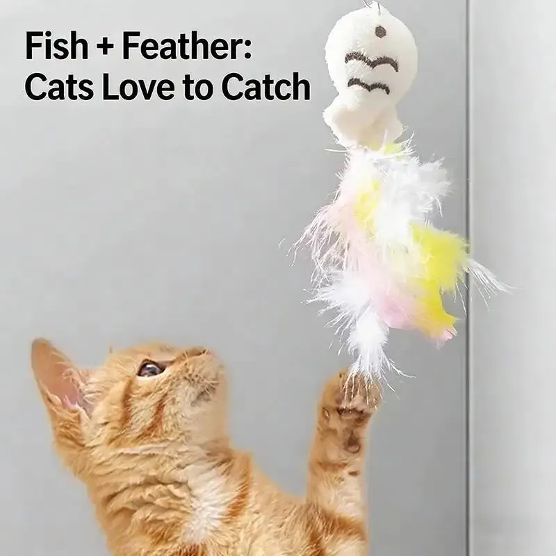Jouet interactif rotatif pour chat
