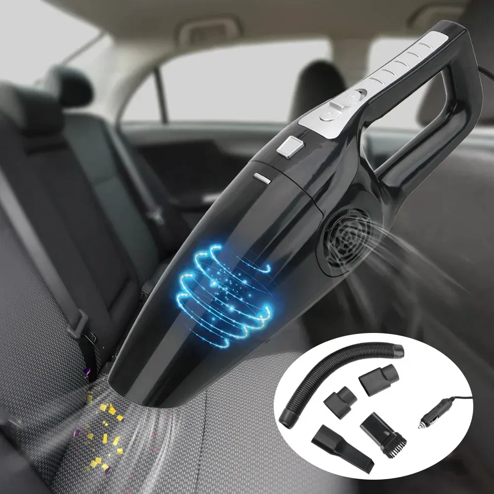 Mini aspirateur de voiture portable double usage, 12 V, 120 W, humide et sec, haute aspiration 2
