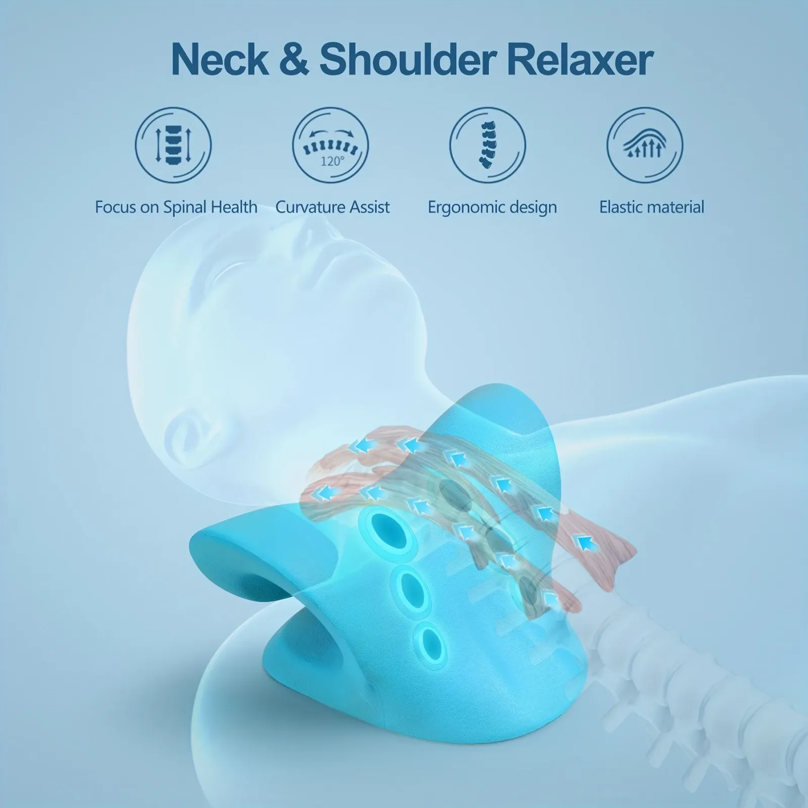 Dispositif de traction cervicale, présentation élégante
