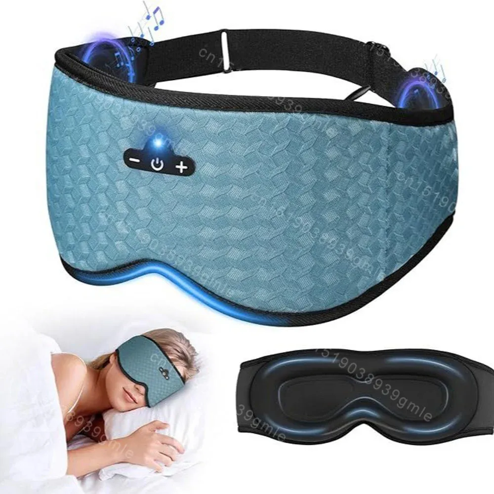 Masque de sommeil musical Bluetooth, commande tactile