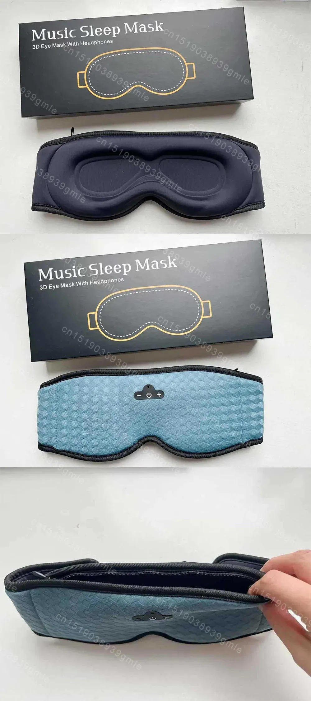 Masque de sommeil musical Bluetooth, expérience de sommeil apaisante