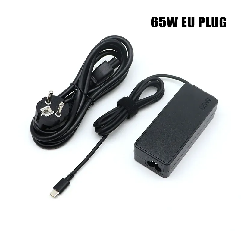 Adaptateur secteur USB-C 65 W 20 V 3,25 A pour Lenovo ThinkPad, HP, Yoga, Dell et ASUS, chargeur rapide de type C pour ordinateur portable 7