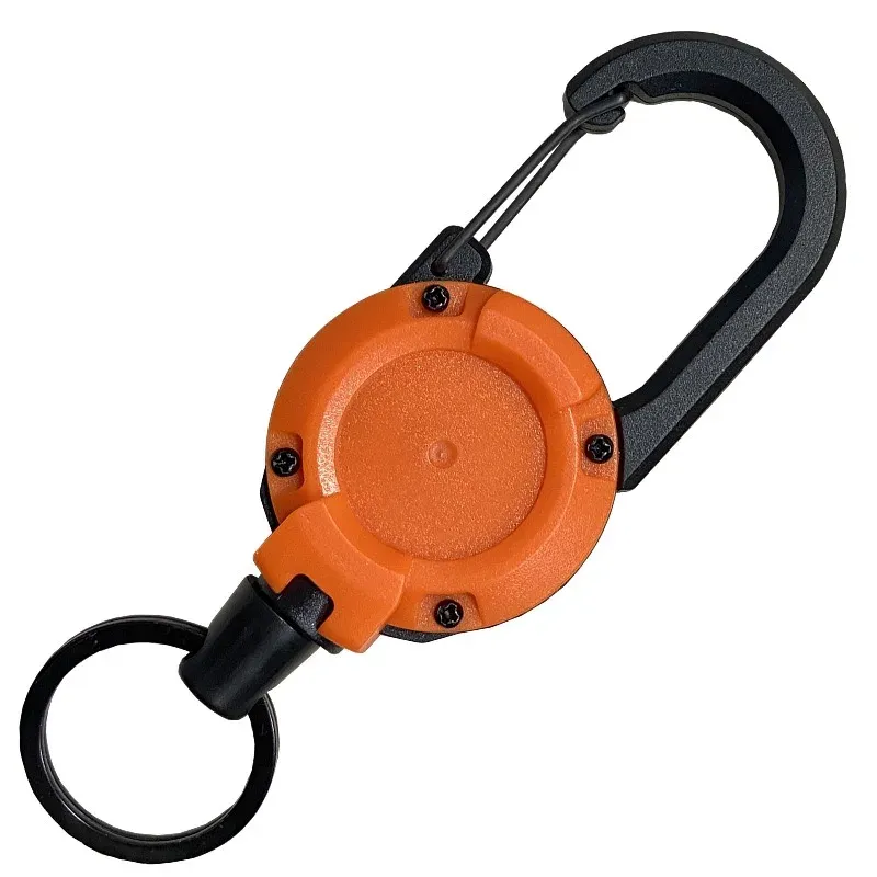 Porte-clés rétractable vue de profil