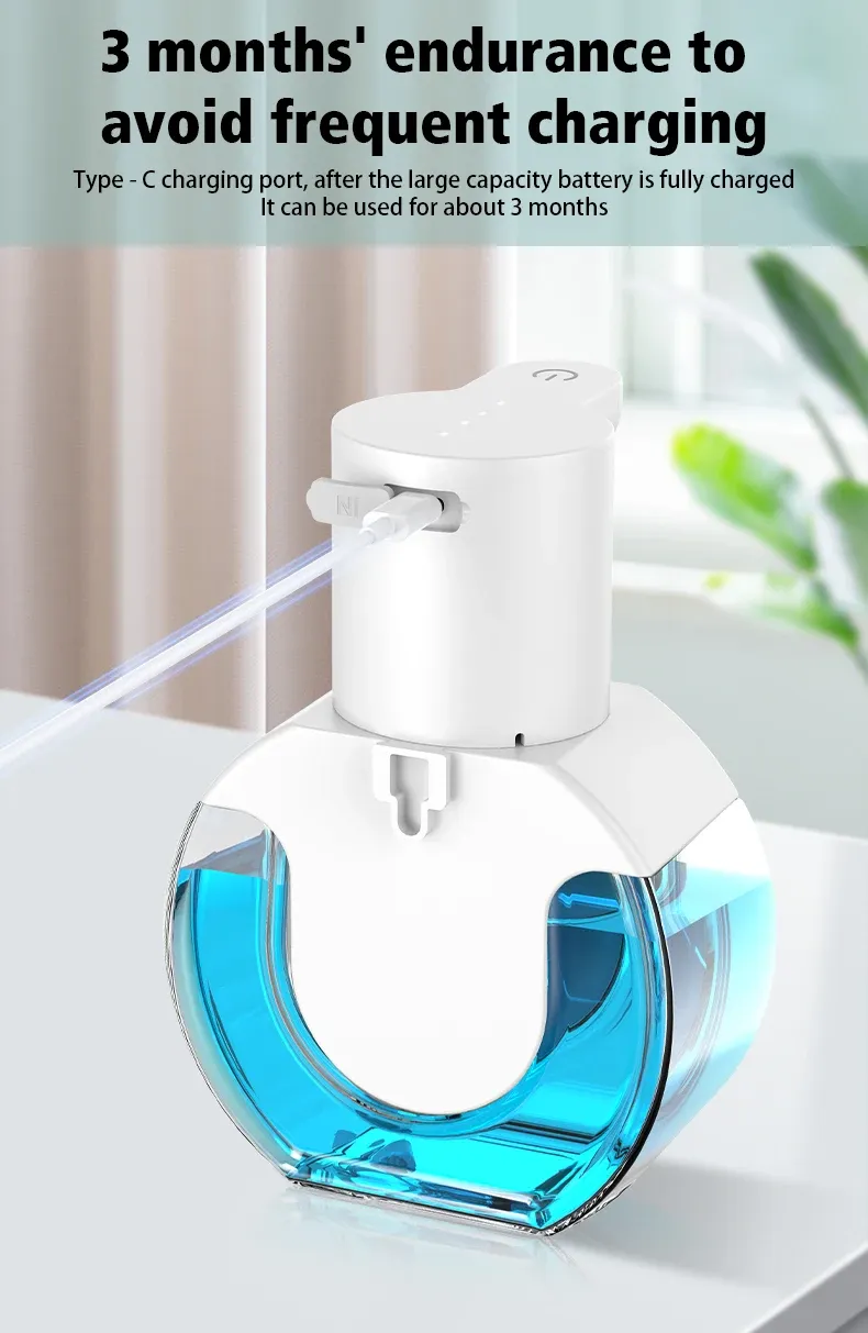 Distributeur de savon mural intelligent, cadre de vie moderne