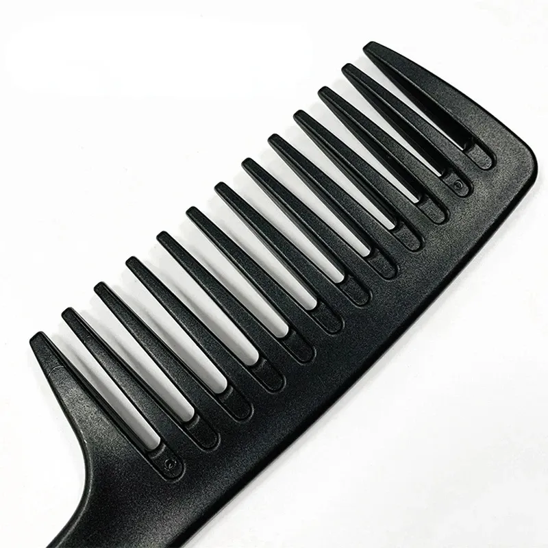 Peigne à cheveux résistant à la chaleur pour femme, peigne humide, brosse pour cheveux bouclés, outil de coiffure professionnel pour salon, dents larges 5
