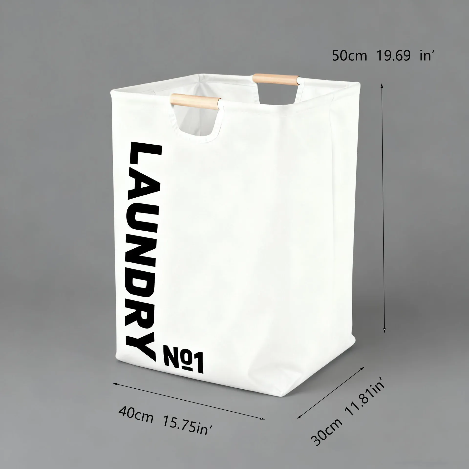 Panier à linge pliable en tissu avec poignées, grande capacité et étanche pour la maison et la salle de bain 8