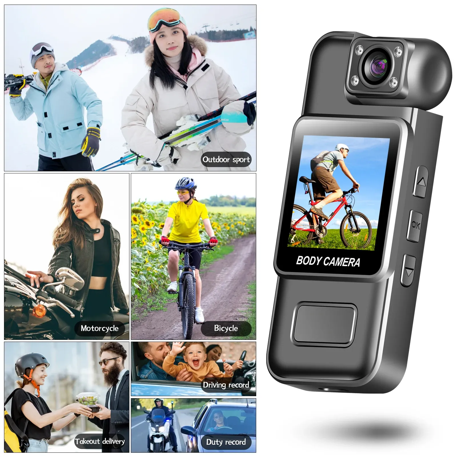 Caméra portable en usage quotidien