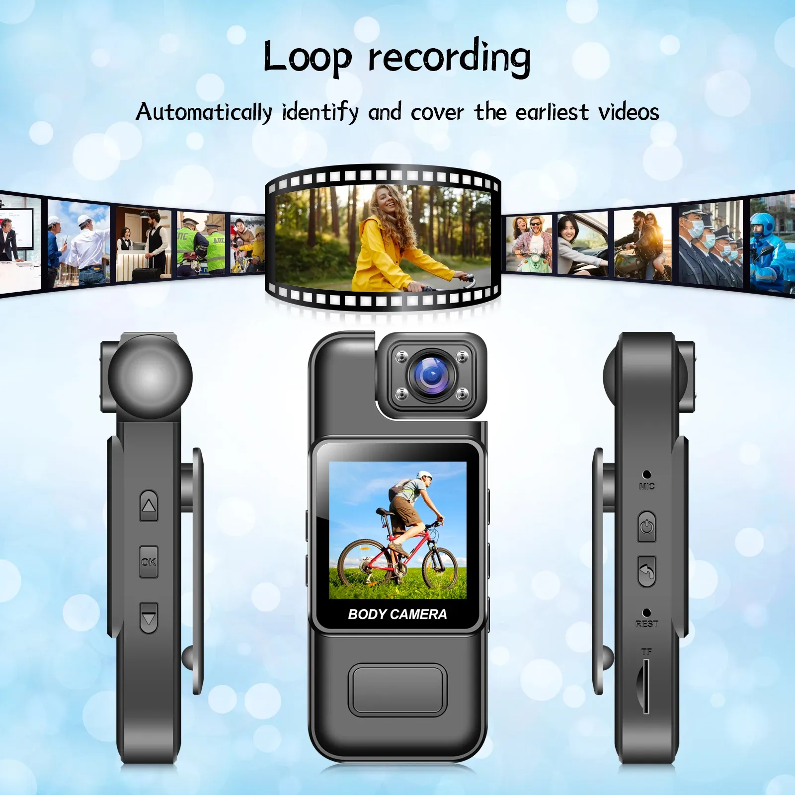 Caméra portable et ses fonctionnalités