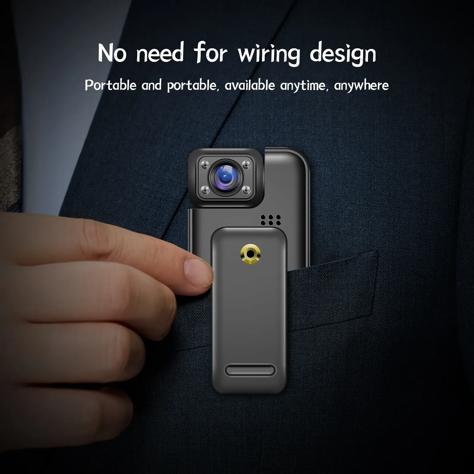 Objectif rotatif de la caméra portable