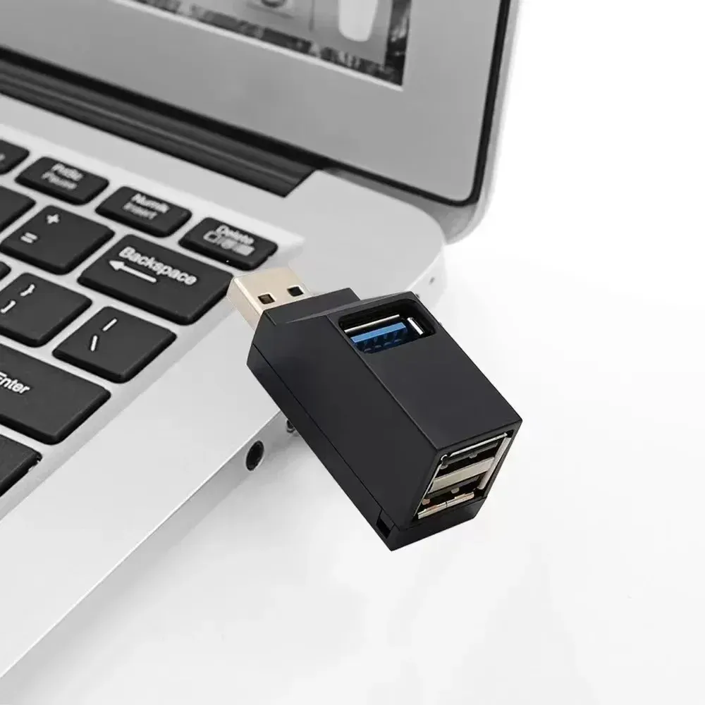 Hub USB multiport 3.0 et 2.0 pour ordinateur portable et bureau, adaptateur multifonction 5