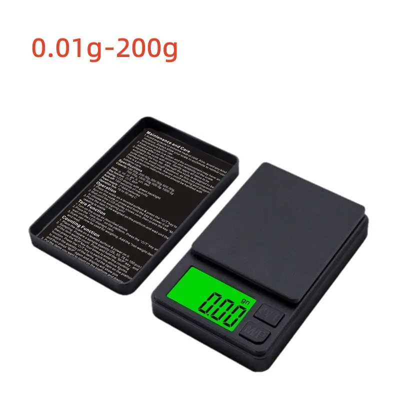 Balance de poche numérique miniature 100/500 g, précision 0,01 g 11