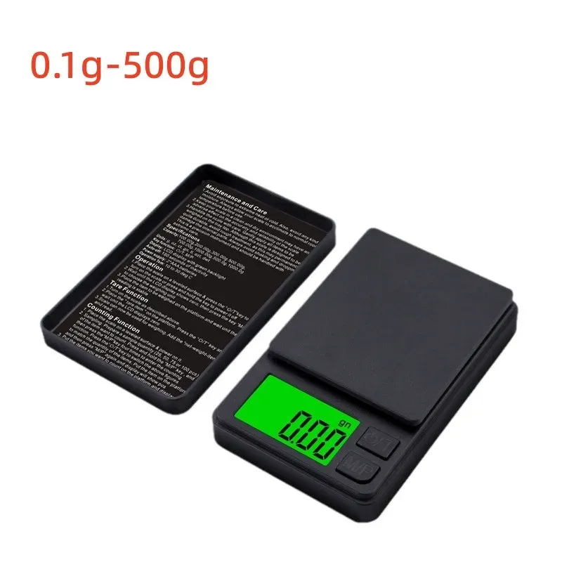 Balance de poche numérique miniature 100/500 g, précision 0,01 g 12