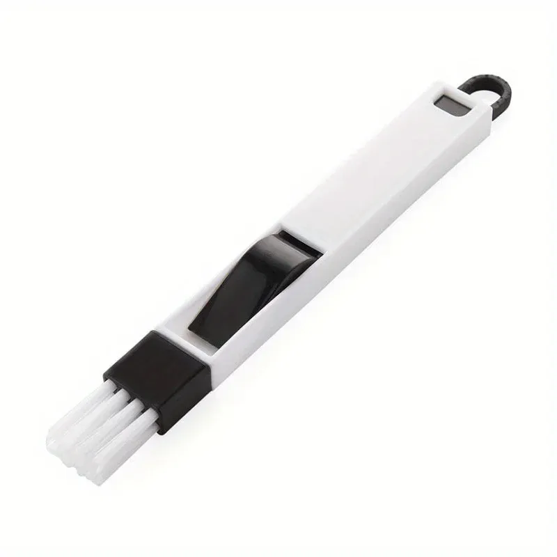Brosse polyvalente de nettoyage des rainures de portes et fenêtres avec pelle à poussière 7