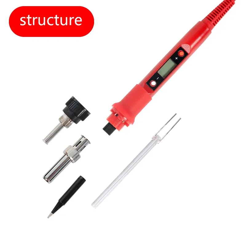 Kit de fer à souder électrique 80 W à température réglable, écran LCD, 110 V / 220 V, avec multimètre XL830L 4