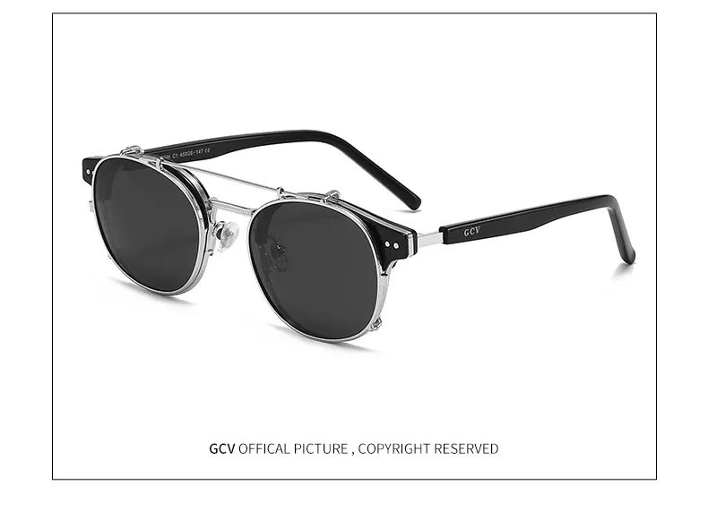 Lunettes de soleil steampunk, détail du design
