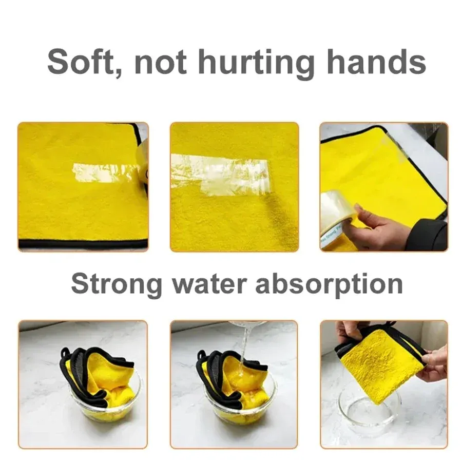 Serviette microfibre pour séchage professionnel