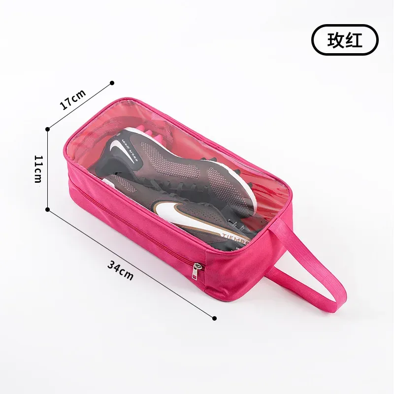 Organisateur de chaussures de voyage résistant à l'eau et à la poussière, sac de rangement portable à suspendre 8