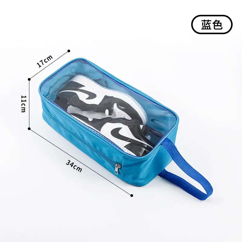 Organisateur de chaussures de voyage résistant à l'eau et à la poussière, sac de rangement portable à suspendre 10
